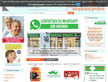 Tablet Screenshot of eshop.farmaciabonfanti.com